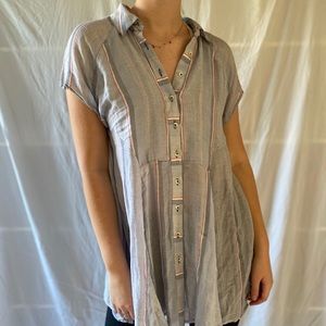free People Shirt dress